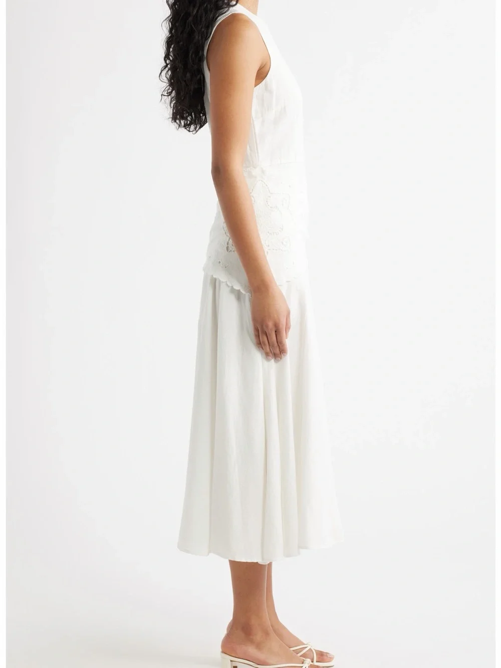 Embroidered Handkerchief Midi Dress
MANGO US 8 White - Picture 4 of 10